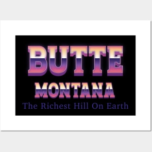 Butte Montana Posters and Art